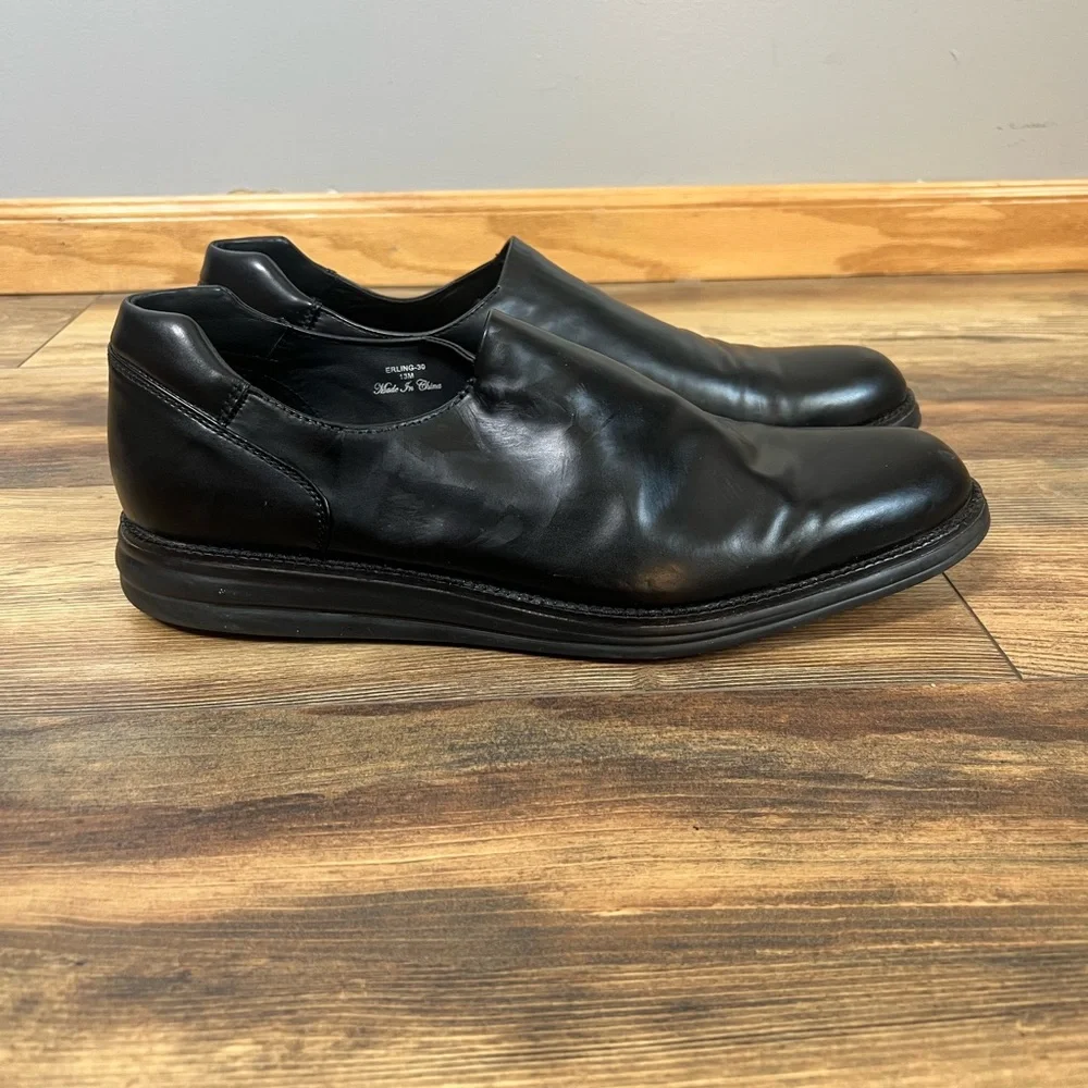 Donald J. Pliner men’s Erling 30 Rexx Nappa stretch slip on loafer leather shoes